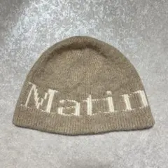 Mathin Kim マーティンキム　ビーニー　ベージュ