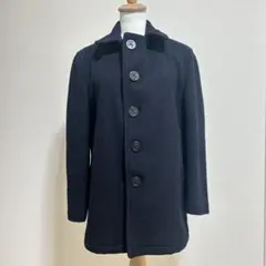 J.PRESS ウールコート ネイビー シンプル 上品 ミドル丈 クラシック