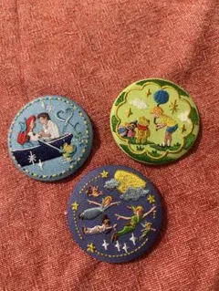 プーさん 刺繍缶バッジ 8個セット くまのプーさん 刺繍缶バッチ - メルカリ