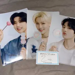 Stray Kids ハン フィリックス アイエン クリアファイル セット