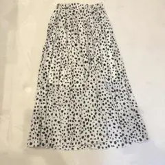 GRL ドット柄 フレアスカート Mサイズ