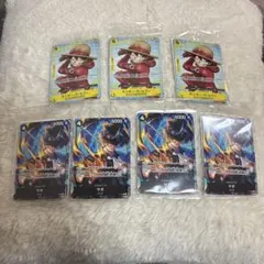 ワンピースカード ルフィ マクドナルド マック プロモ 全部ルフィ入り