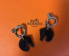 エルメス バッファローホーン H エキップ 美品 ピアス - メルカリ