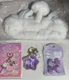 ちいかわ　モモンガ　ヘアバンド　ストラップ　5種セット