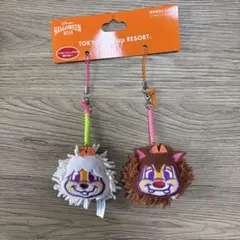 ④2014ハロウィン　チップ＆デールの携帯クリーナーセット