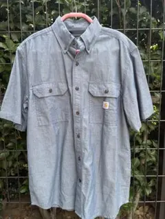 新品 Carhartt ルーズフィット シャンブレーシャツ Mのサムネイル