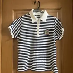 INGNI ボーダー ポロシャツ 半袖 エンブレムワッペンのサムネイル
