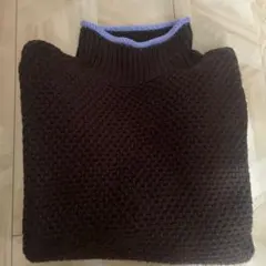 LOWRYS FARM カノコバイカラーハイネックLS ニット