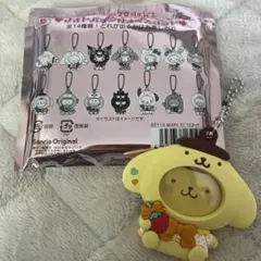 サンリオ フォトバッジ付きマスコット　ポムポムプリン