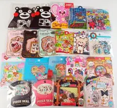 平成レトロ　フレークシール　20袋　まとめ売り　キャラクター　ファンシー