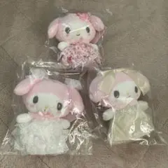 レディマイメロディ　マイメロ　マスコットホルダー　サンリオ　バラ　ドレス　リボン