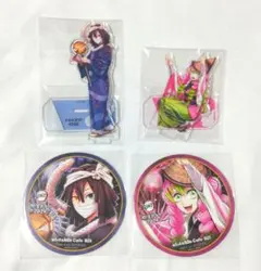 鬼滅の刃 阿波踊り 伊黒小芭内 甘露寺蜜璃 アクリルスタンド コースター