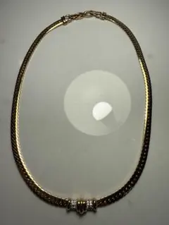 NINA RICCI ニナリッチ ヴィンテージ ネックレス ゴールドカラー