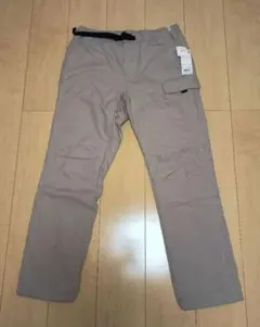 ユニクロ ウォームイージーカーゴパンツ ベージュ L レディース 新品 タグ付き