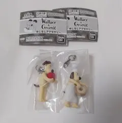 ウォレスとグルミット めじるしアクセサリー ガチャ グルミット ハートとコック