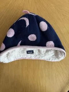 Patagonia ニット帽 ネイビー ピンク