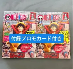 ワンピースマガジン　vol.20 ルフィ　付録プロモカード付き　2冊