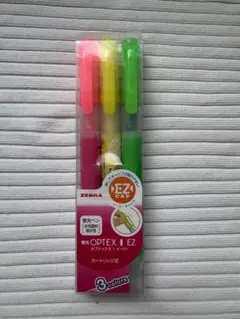 ZEBRA 蛍光オプテックス1 イージー 3色セットのサムネイル