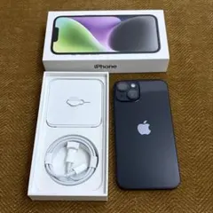 iPhone 14 ミッドナイト 128GB／箱・充電ケーブルありのサムネイル