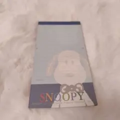 【平成レトロ】 SNOOPY メッセージカード メモ帳 サンリオ 当時物