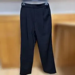 テーパードパンツ　ブラック、S