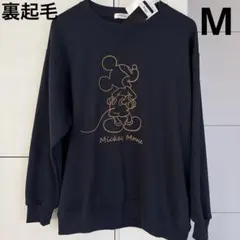レディース　ミッキーマウス　トレーナー　スウェット　プルオーバー　裏起毛