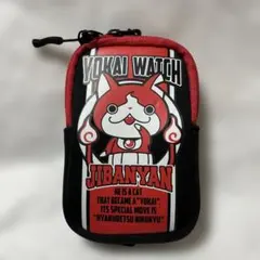 妖怪ウォッチ ジバニャン ポーチ　カラビナ付き
