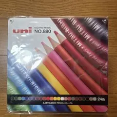 新品未開封　uni NO.880 色鉛筆 24色