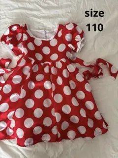 ディズニーランド　ミニーちゃん　水玉ワンピース　公式