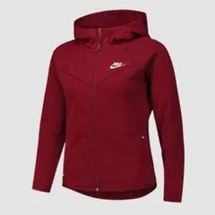 Nike バーガンディ フード付きジャケット