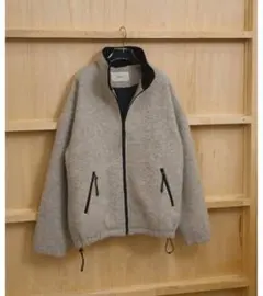 TODAYFUL WoolBoa Zip Jacket 38 グレー