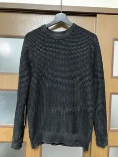 AZUL by MOUSSY ブラックニット S アズールバイマウジー　美品