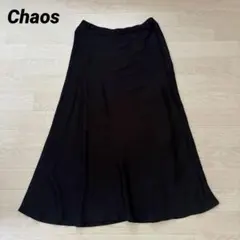 2026年最新】Chaos カラー：ブラック系 レディース ロング フレア