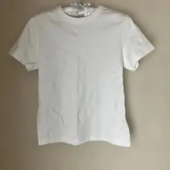 ジーユーGU レディース白ホワイト コットン 半袖Tシャツ　S