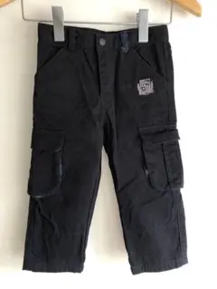 サイズ90　COMME CA ISM 綿100％ 黒色　カーゴパンツ　子ども用