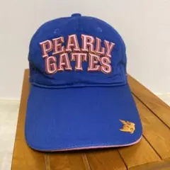 PEARLY GATES パーリーゲイツ 青 キャップ S