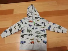 Ｈ＆Ｍ 恐竜柄 フード付きパーカー サイズ100