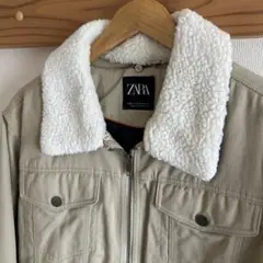 値下げ交渉⭕️ザラ　ZARA ジャケット　ボア付き　ブルゾン　メンズ　XL