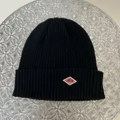 DANTON ブラック ニット帽 ウール 新品未使用　タグ付