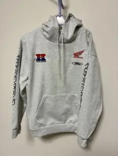 HONDAホンダ オフィシャル 刺繍パーカー M フード プルオーバー グレー