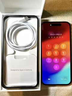 iPhone15 ブラック128GB SIMフリーバッテリー最大容量95%