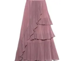 SNIDEL スナイデル シアーボリュームプリーツスカート