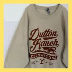アメリカ 古着 トレーナー イエローストーン Dutton Ranch