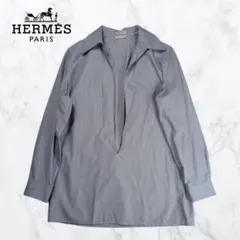 HERMES 1999SS ヴァルーズ シャツ ブラウス 36 HERMES 1999SS ヴァルーズ シャツ ブラウス 36