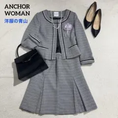 アンカーウーマン　スーツ　ジャケット　スカーレット　セットアップ　ツイード　7