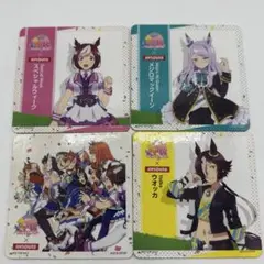 ウマ娘×JOYSOUND コースター　4種セット