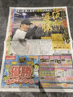 デイリー 阪神リーグ優勝号外2025