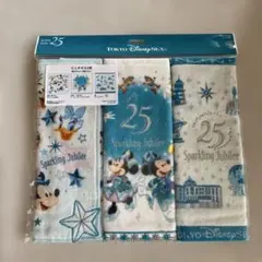 東京ディズニーシー 25周年 ミニタオル3枚