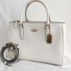 COACH サリー キャリーオール 2way ショルダーバッグ レザー