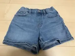【美品】UNIQLO デニムショートパンツ 110